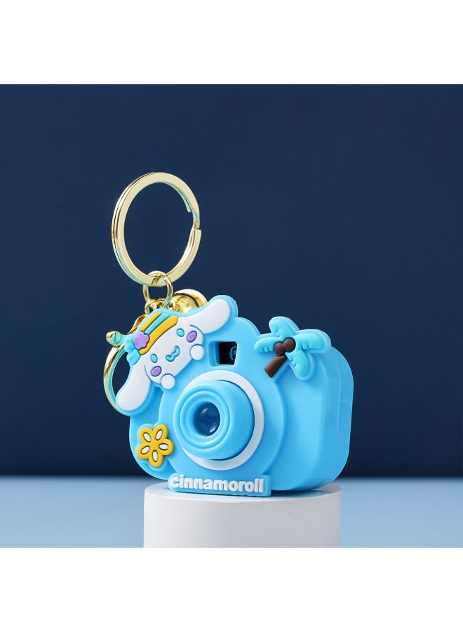 Cartoon Projection Camera Keychain Small Pendant Cartoon Mini Projector Children's Toys Stall Small Commodities