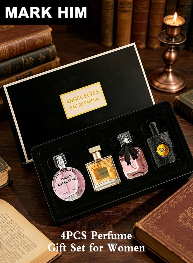 MARK HIM 4-Piece Women’s Eau de Parfum Gift Set, 4x30ml Long-Lasting Fragrance Trio, Elegant Perfume Gift Set with Luxury Gift Box, Versatile Scent Kit for Daily & Special Occasions - Image 2