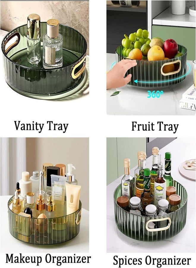 QCen Cosmetic Organizer Box Makeup Organizer with Drawers Vanity Storage Box, Plastic Makeup Organizer, Perfect for Home and Office Use For Countertop Cosmetics Display Case Holder (360 Roted) - Image 5