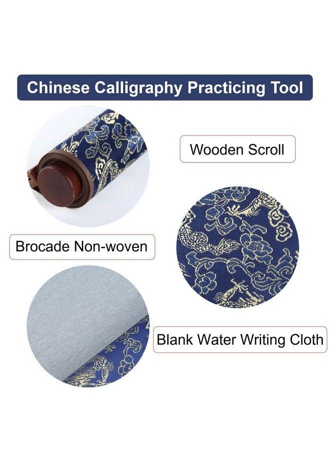 KUIDAMOS Reusable No Ink Chinese Calligraphy Paper Sheets Water Writing Cloth Brush Water Writing Magic Cloth For Beginners Calligraphy Practice And Calligrapher(15 X 30.7In) - Image 5