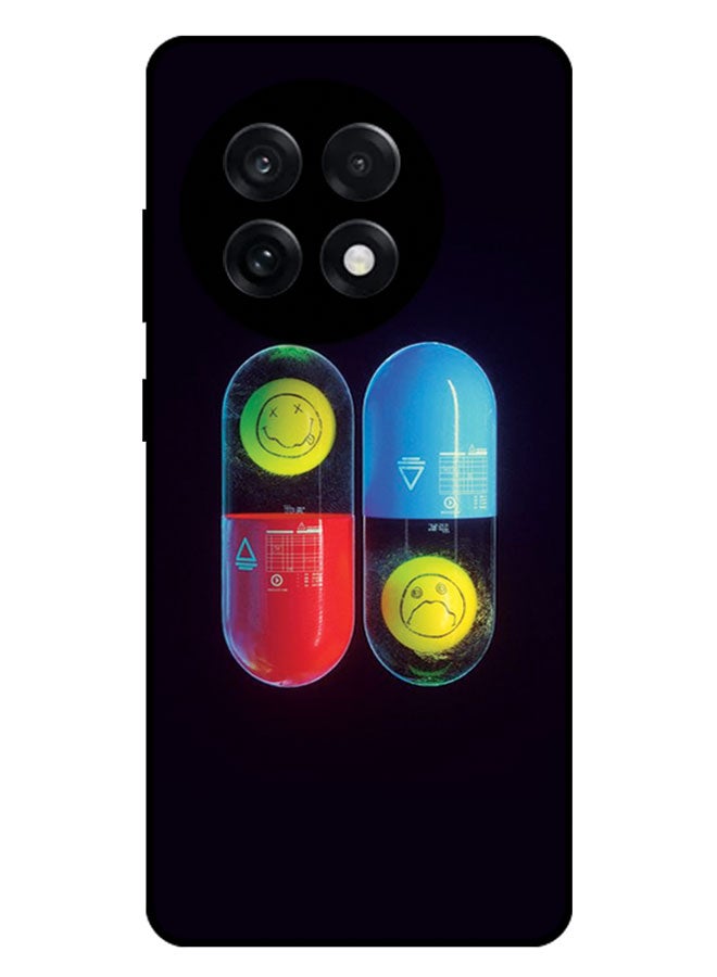 EYE CATCH Printed Protective Case Cover For OnePlus 13R  -  Smiley Capsule - Image 1