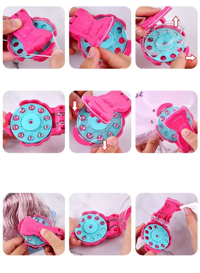 13-Piece Toys for Girls Set Hair Gem Can Decorate Hairs School Bags or Postcards  - Image 5