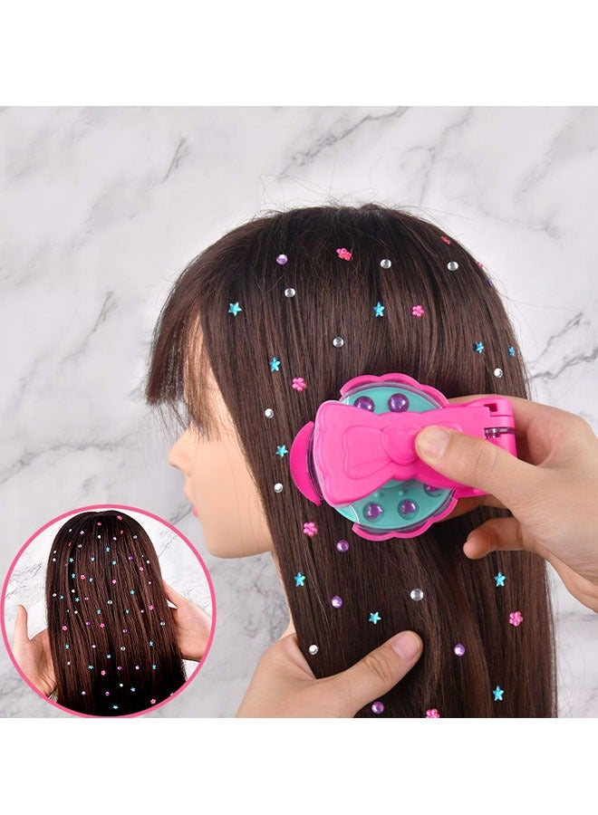 13-Piece Toys for Girls Set Hair Gem Can Decorate Hairs School Bags or Postcards  - Image 2