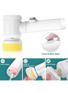 Generic 5 in 1 Cordless Rechargeable Electric Cleaning Brush  - Image 2