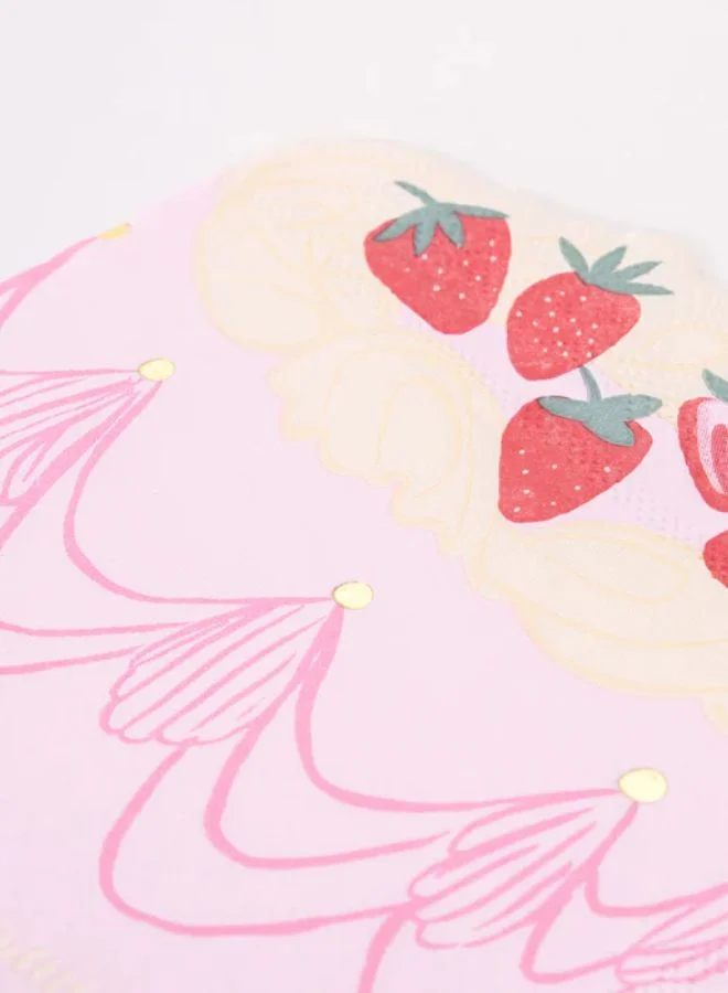 Meri Meri Pink Cake Napkins