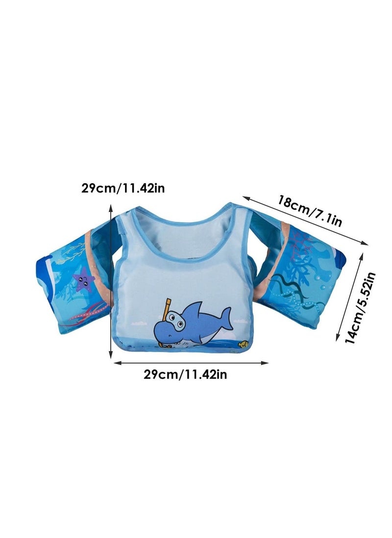 Swim Vest Kids, For 30 55 Pounds Boys and Girls, Toddler Floats with Shoulder Harness Arm Wings Children Safety Buoyancy Vest Baby Arm Foam Drifting Floating Swimming Aid - pzsku/Z2F8BBA22A387D3BDB65AZ/45/_/1717049215/4c046a98-0be7-4f54-a7f0-1d01c7a60b15