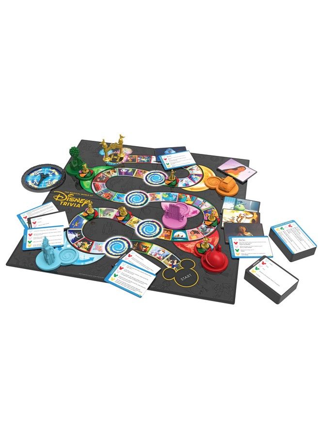 PlayMonster The Magical World Of Disney Trivia 2000 Questions Special Cards For Children To Play! Features Disney And Pixar Sketch Art And 3D Board Elements Collectible 8 Players Ages 6+  - Image 4