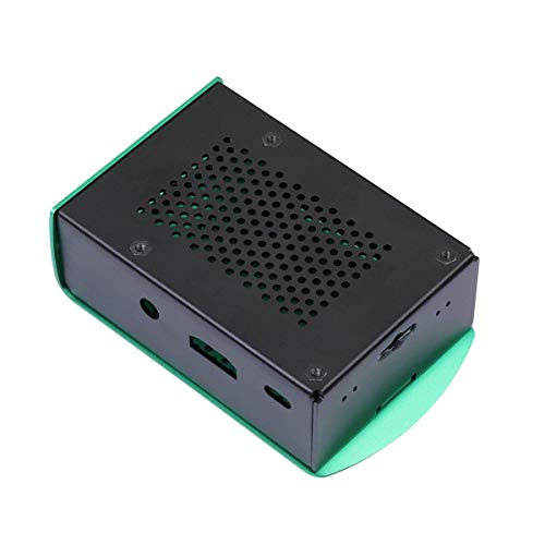 REES52 Raspberry Pi 3 Model B+ Aluminum Case Metal Shell Support Raspberry Pi 3 Model B B Plus (Green) - Image 3