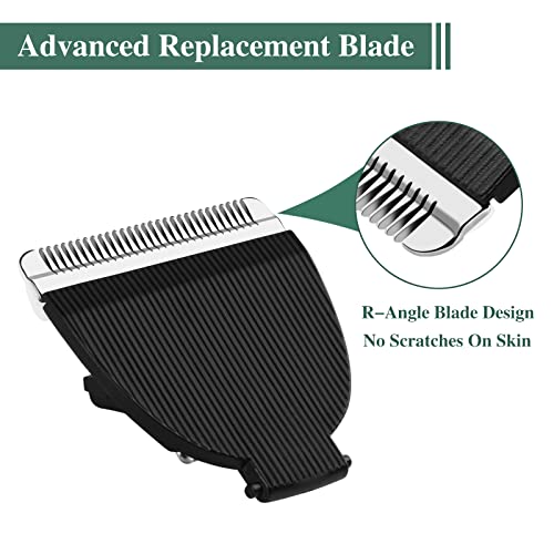Amorka 2 Pack Replacement Blades for Meridian Trimmer, Hygienic Ceramic Replacement Blades Compatible with Meridian Body Trimmer (Onyx & Sage), Black - Image 3