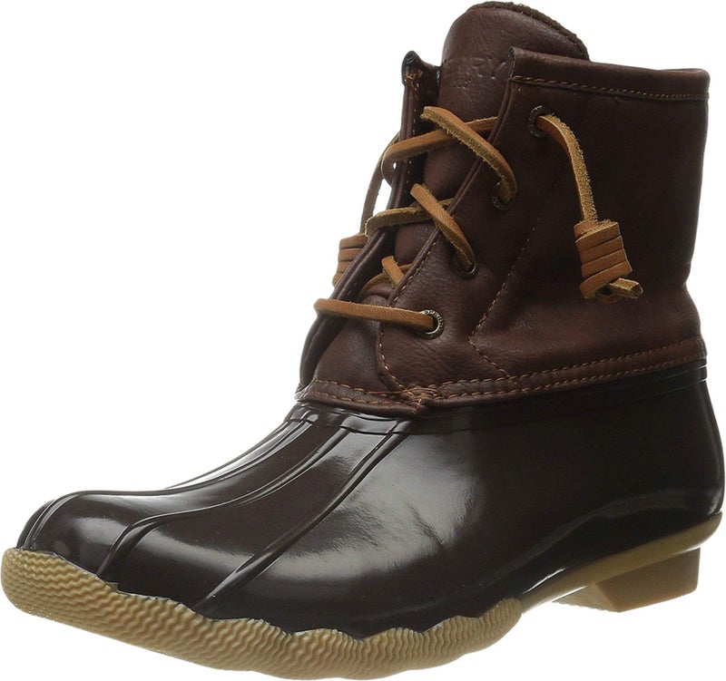 SPERRY حذاء سبيري للبنات من نوع سالت ووتر، بني/بني، 5 كيد أمريكي كبير - Image 4
