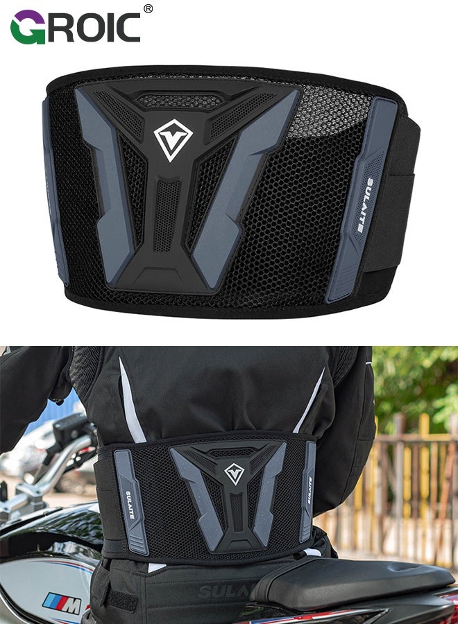 GROIC Motorcycle Waist Guard,Motorbike Protection Belts,Impact Resistant Protective Motocross Rider Motorcycle Back Support Belt for Off Road Riding,Motorcycle Gear - Image 1