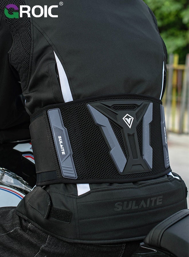 GROIC Motorcycle Waist Guard,Motorbike Protection Belts,Impact Resistant Protective Motocross Rider Motorcycle Back Support Belt for Off Road Riding,Motorcycle Gear - Image 3