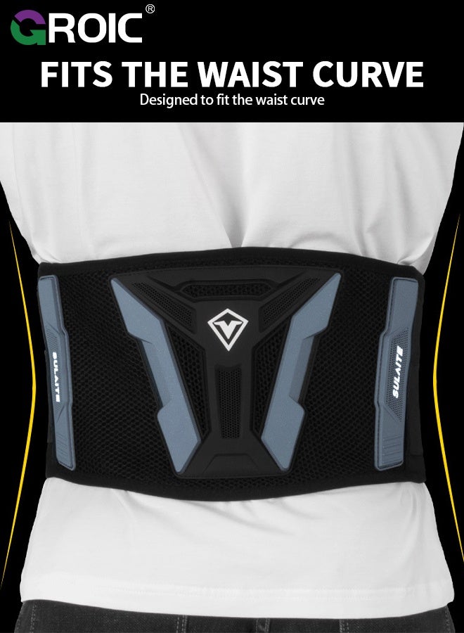 GROIC Motorcycle Waist Guard,Motorbike Protection Belts,Impact Resistant Protective Motocross Rider Motorcycle Back Support Belt for Off Road Riding,Motorcycle Gear - Image 5