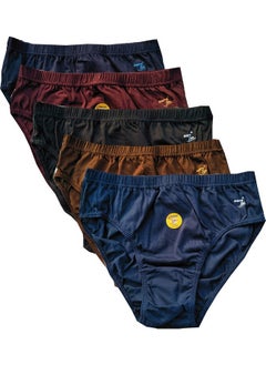 RUPA Rupa Jon Women's Cotton Hipsters Regular Solid Panties Pack of 5 Plain P6 80_Assorted  - Image 1