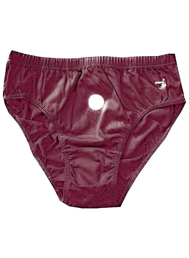 Rupa Jon Women's Cotton Hipsters Regular Solid Panties Pack of 5 Plain P6 80_Assorted - Image 2