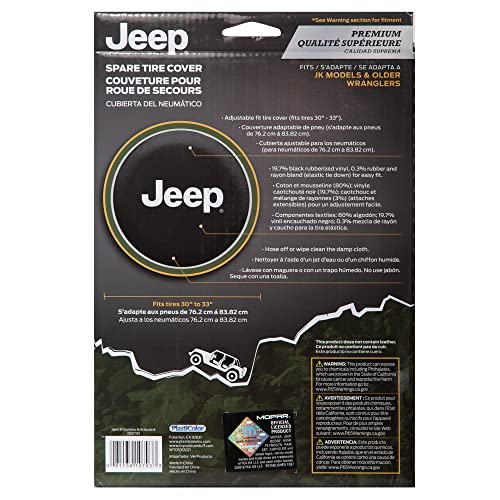 Plasticolor 000793R01 Jeep Premium Spare Tire Cover - Image 3