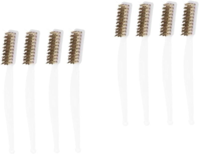 FOMIYES 8pcs Wire Bristle for Cleaning Detailing Wire Scratch Brush Paint Brush Set Paint Cleaner - Image 1