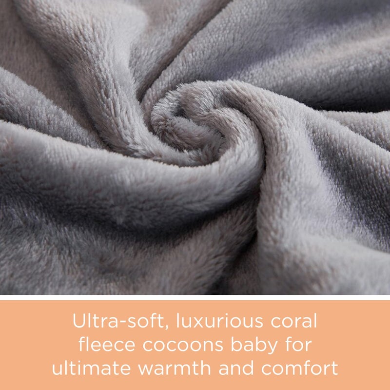 liuliuby Winter Carseat Covers Baby Boy | Infant Car Seat Cover Baby | Doona Accessories | Warm & Thick Fleece Canopy for Infant & New Born Cold Weather (Blue) - Image 4