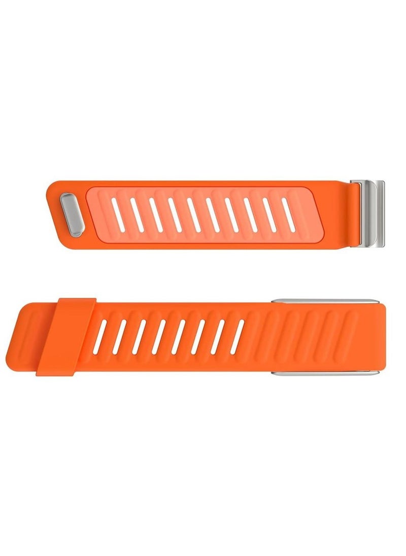 TEMPO Comfort Durable Silicone Wristband Compatible with WHOOP 4.0 Band, Soft Silicone Sports Loop Strap for Men & Women, with U Shaped Connector  - Image 1