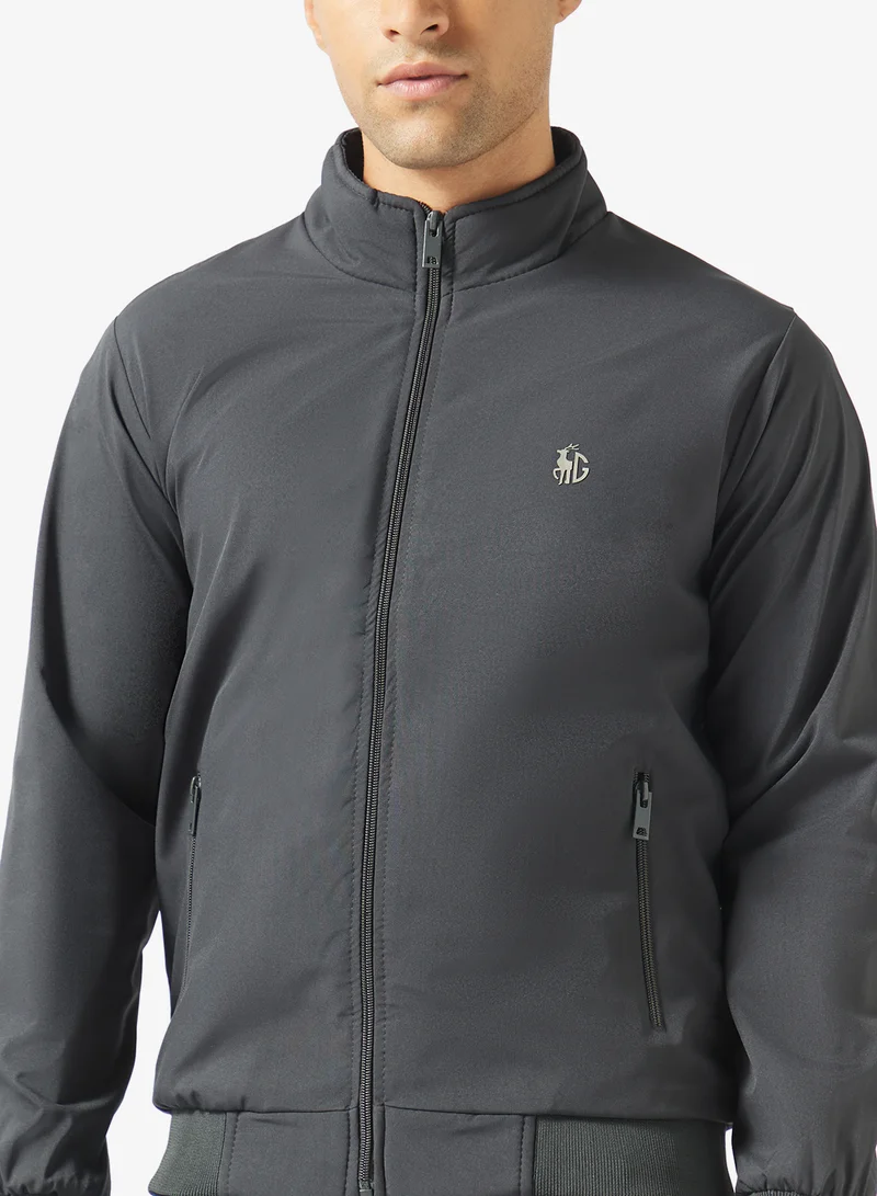 Seventy Five  Casual Zip Through Bomber Jacket for Men | Best Price UAE