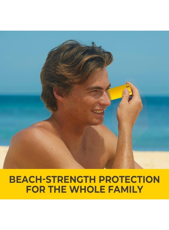 danliss Beach Defense Water Resistant Sunscreen Broad Spectrum SPF 50+, Oil-Free, PABA-Free & Fast-Absorbing, Oxybenzone-Free, Travel Size, 20g - Image 5