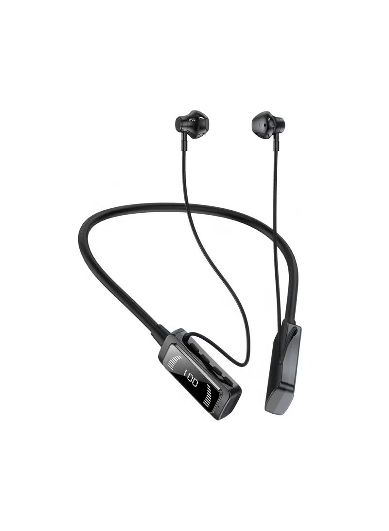 Nexlynx Wireless Neckband Bluetooth Earphones Headphones Outdoor Sports Running Study Headset with Microphone Wireless Bluetooth Headset - Image 1