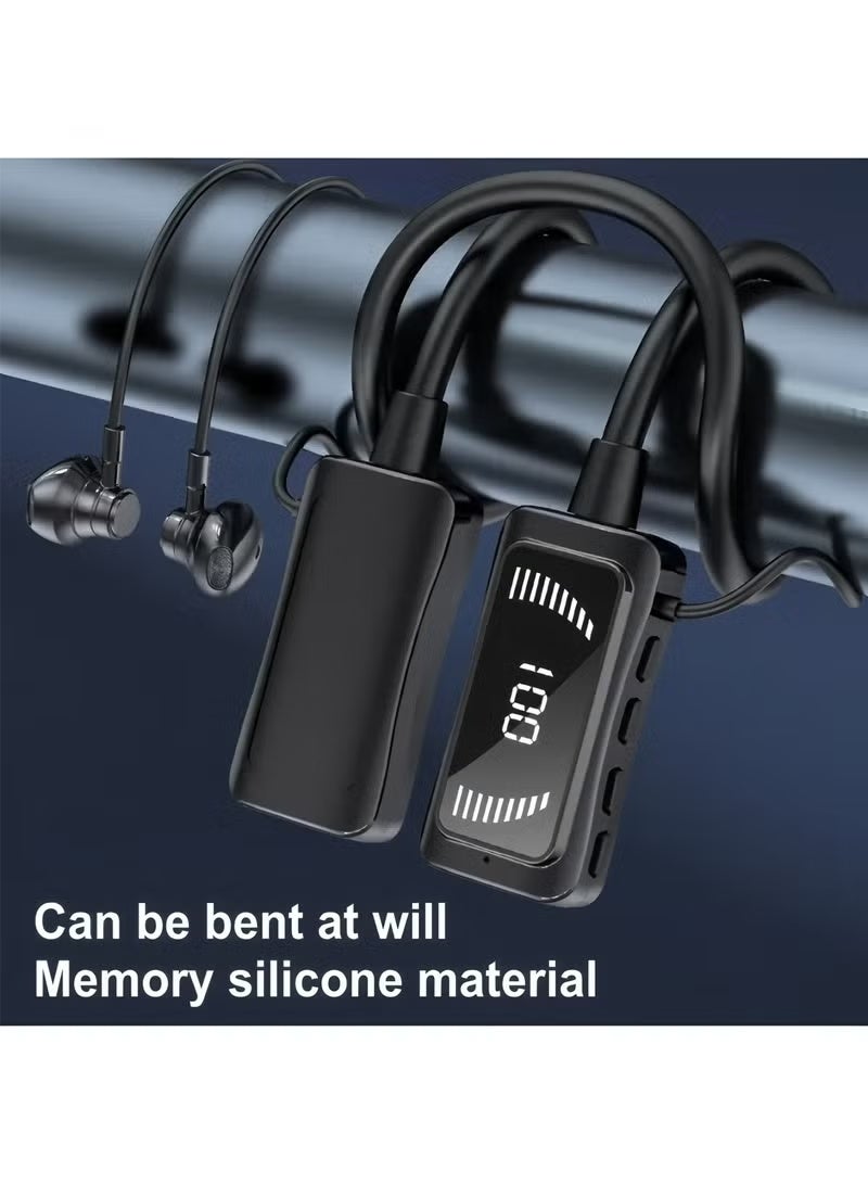 Nexlynx Wireless Neckband Bluetooth Earphones Headphones Outdoor Sports Running Study Headset with Microphone Wireless Bluetooth Headset - Image 3