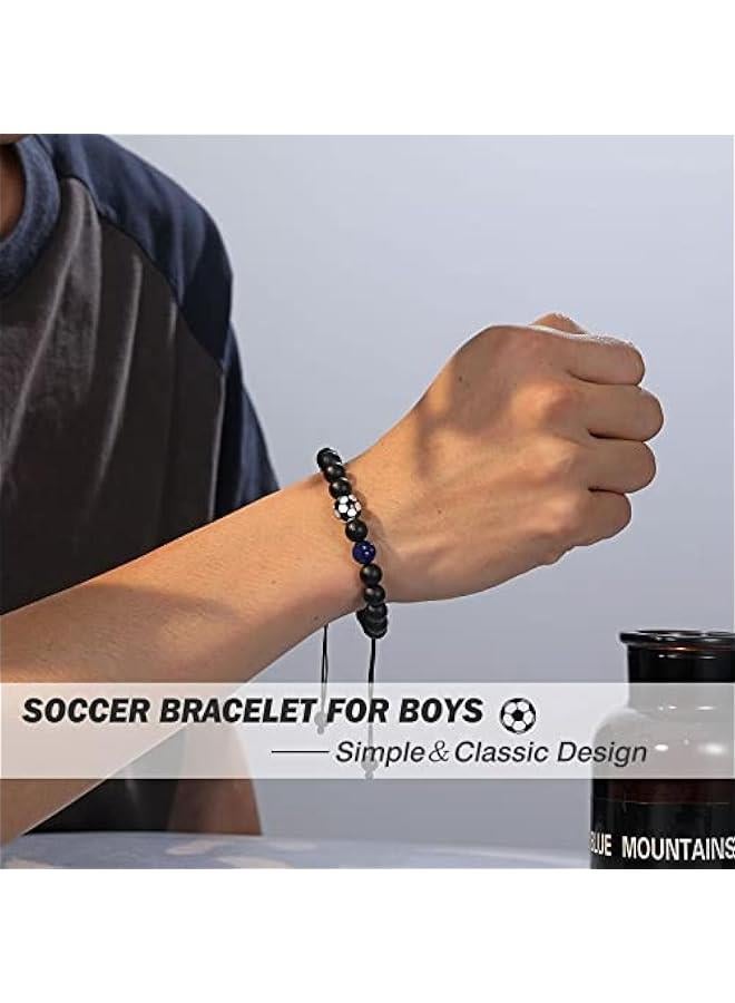 Arabest Baseball Basketball Soccer Football Bracelet Birthday Graduation  Gifts for Boys - Image 2