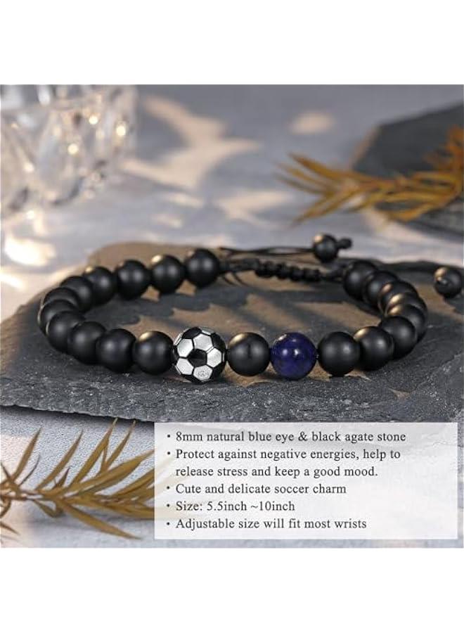 Arabest Baseball Basketball Soccer Football Bracelet Birthday Graduation  Gifts for Boys - Image 3