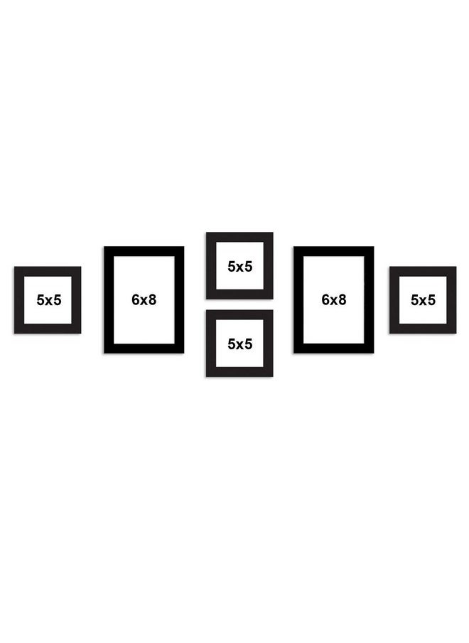 Art Street Set of 6 Individual White Wall Photo Frames Wall Decor ||Mix Size||4 Units 5x5, 2 Units 6x8|| - pzsku/Z2F8C59EEC9236B811CEBZ/45/_/1740118603/42c6d425-f263-4791-8df0-15070c5b8d0e