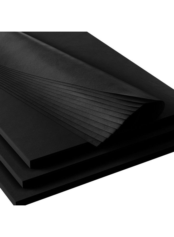 Crown Display 120 Sheets of Black Tissue Paper - 15" x 20" Packing Paper Sheets for Moving - 10lb Wrapping Paper - Newsprint Paper for Packing, Gift Wrapping, Moving Supplies & Protecting Items Crown Display - Image 2