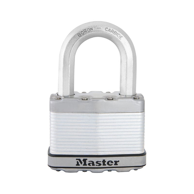 Master Lock M15XDLF Magnum Heavy Duty Padlock with Key, 1 Pack, Laminated - Image 1