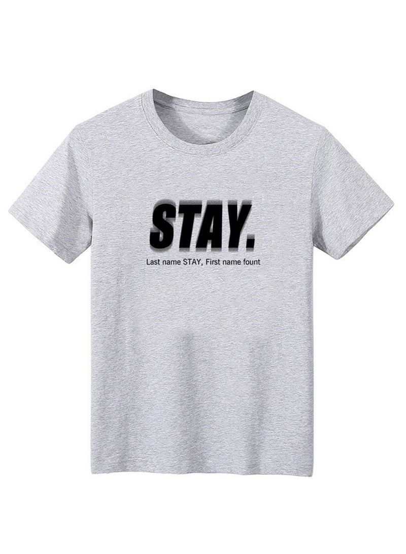 New Men's Short Sleeve Summer Men's Short T-Shirt Printed Short Sleeve - Image 1