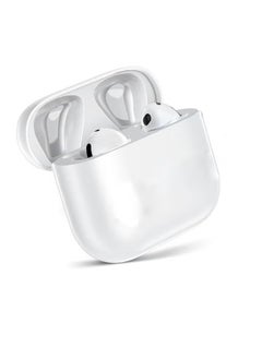 TWS Wireless In-Ear Earbuds with Silicone Case & Replacement Ear Tips – Pro Version, White