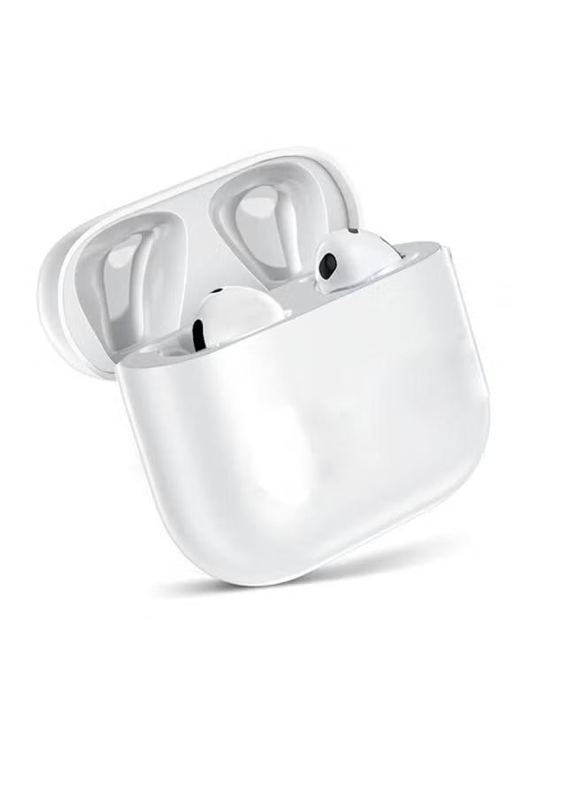 Generic - TWS Wireless In-Ear Earbuds with Silicone Case & Replacement Ear Tips – Pro Version, White - Image 1