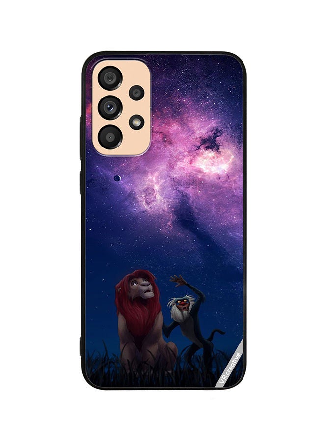 VR CREATIVE Protective Case Cover For Samsung Galaxy A33 5G Lion King Design Multicolour - Image 1