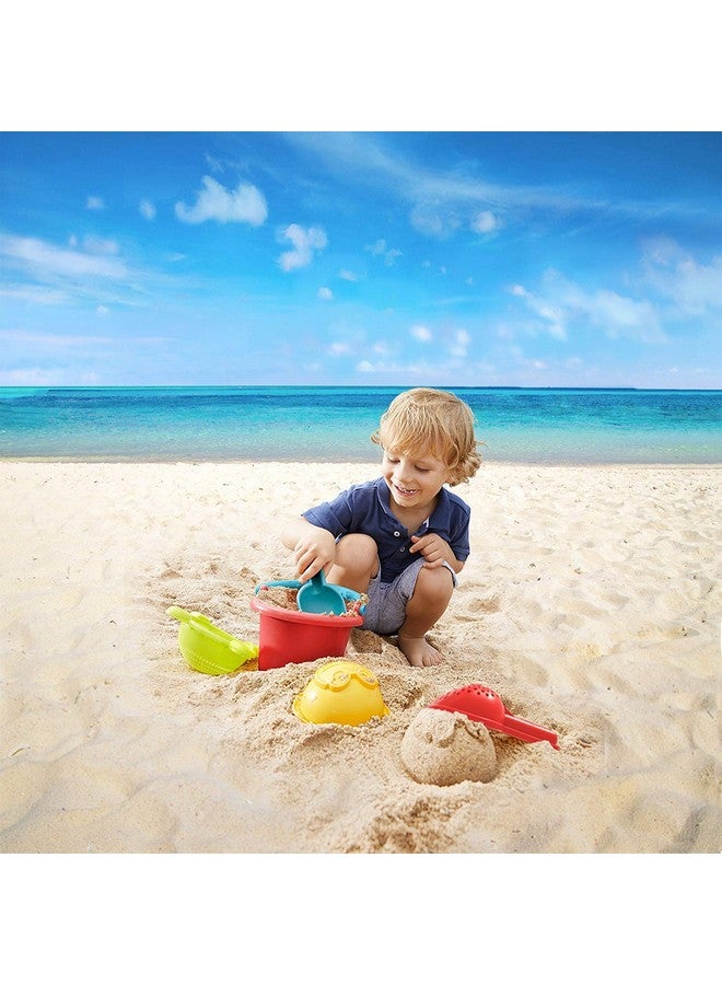HABA مجموعة ألعاب الرمل الأساسية 5 قطع مع دلو بلاستيكي ومصفاة وقالب ومغرفة ومعول للغربلة مصممة خصيصًا للأطفال بعمر 18 شهرًا وما فوق - Image 3