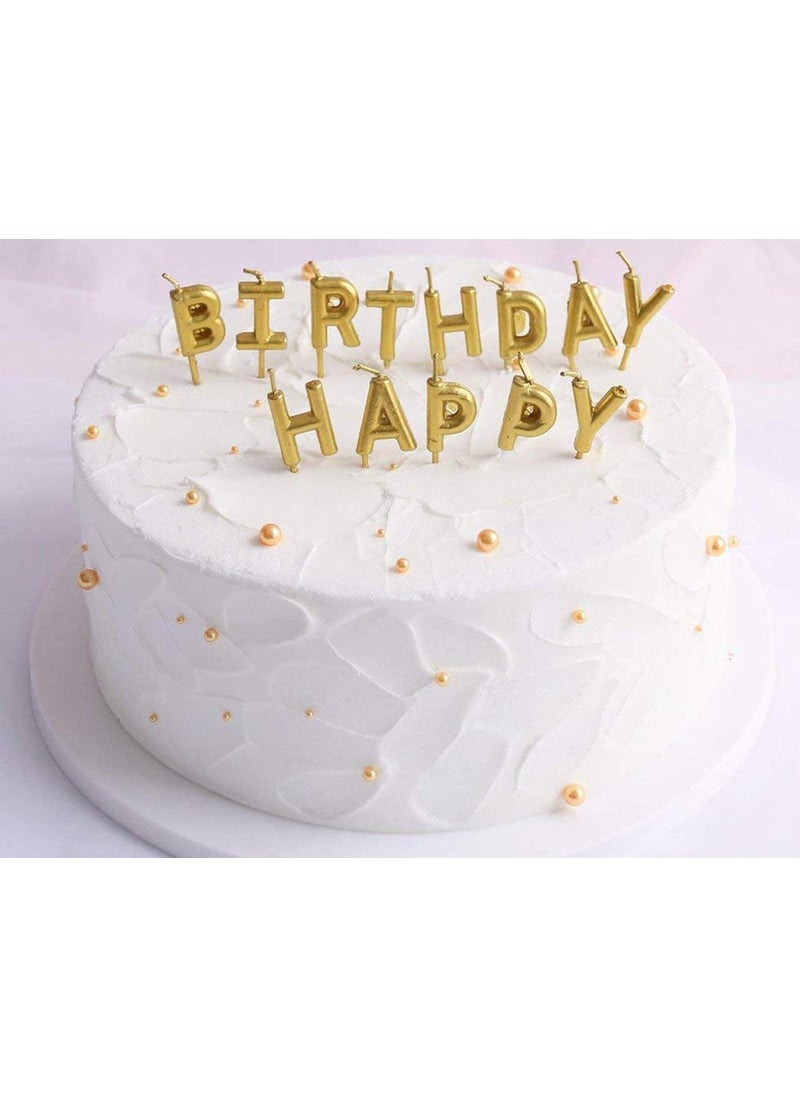 Funcart Funcart Gold Color Happy Birthday Toothpick Candle  - Image 5