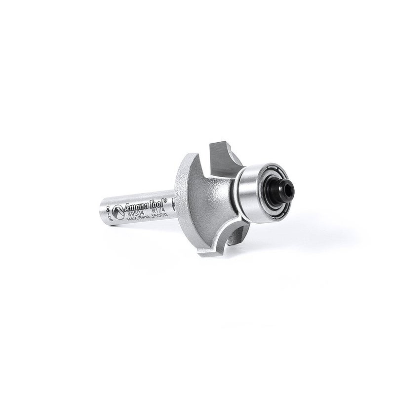 Amana Tool - 49504 Carbide Tipped Corner Round 1/4 Radius x 1" Dia x 1/2 x 1/4 Shank - Image 3