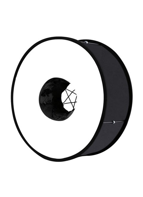 PULUZ 450mm Round Style Softbox Speedlight Flash Light Shoot Soft Box Foldable Soft Flash Light Diffuser for Photography