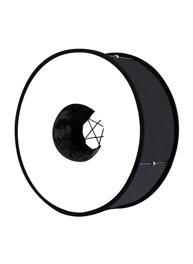PULUZ - PULUZ 450mm Round Style Softbox Speedlight Flash Light Shoot Soft Box Foldable Soft Flash Light Diffuser for Photography - Image 1