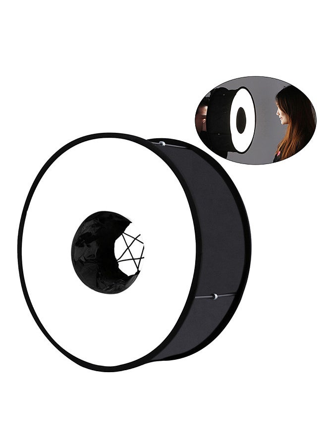 PULUZ - PULUZ 450mm Round Style Softbox Speedlight Flash Light Shoot Soft Box Foldable Soft Flash Light Diffuser for Photography - Image 1