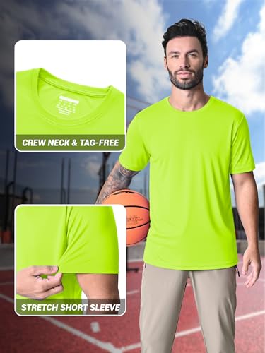 MAGCOMSEN Short Sleeve Shirts for Men Sun Protection T-Shirts UPF 50+ Ultra Breathable Shirts Moisture Wicking Baselayer Casual Shirts - Image 5