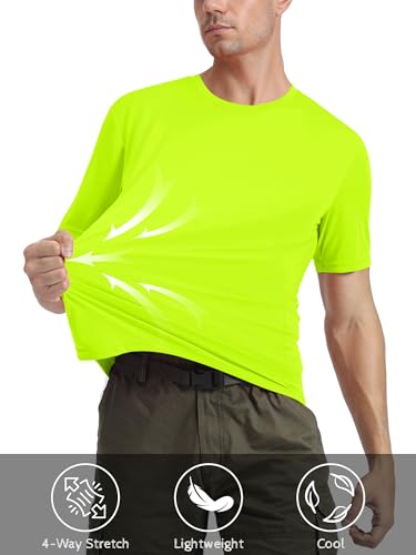 MAGCOMSEN Short Sleeve Shirts for Men Sun Protection T-Shirts UPF 50+ Ultra Breathable Shirts Moisture Wicking Baselayer Casual Shirts - Image 3