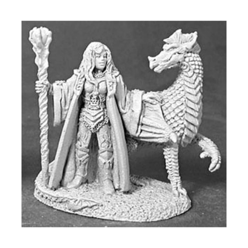 Reaper Miniatures Amber Dracomancer #02452 Dark Heaven Legends Unpainted Metal