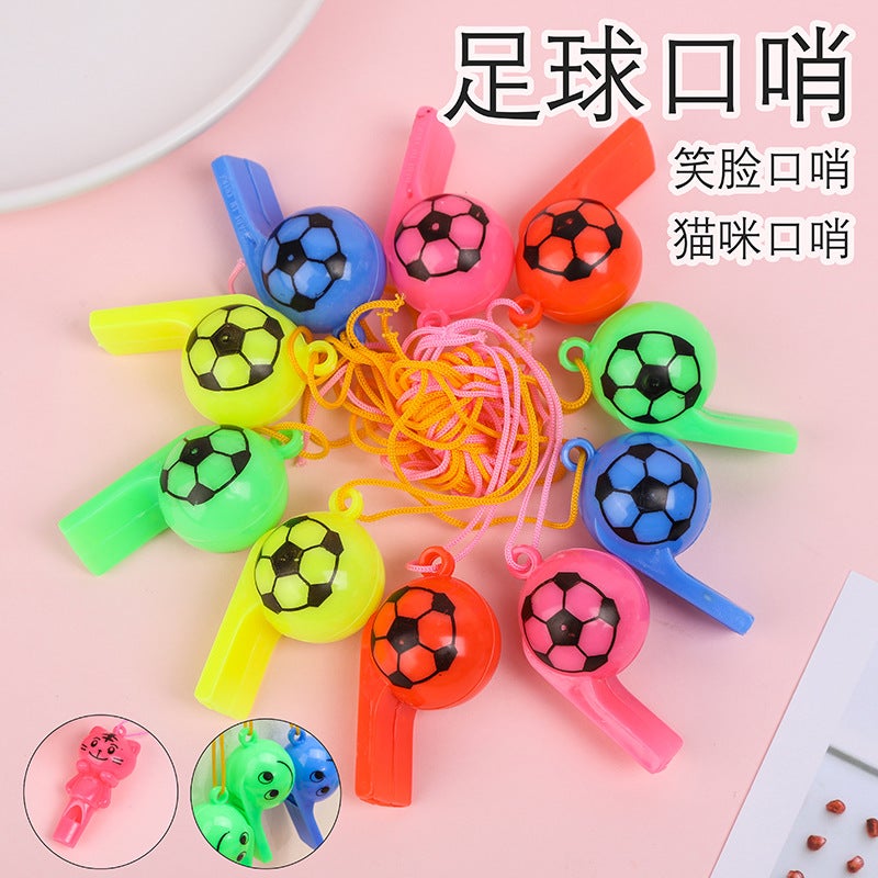 Glowing Whistle With Rope Whistle Children'S Toys Kindergarten Gifts Creative Local Push Scan Code Activity Small Gifts - Image 1