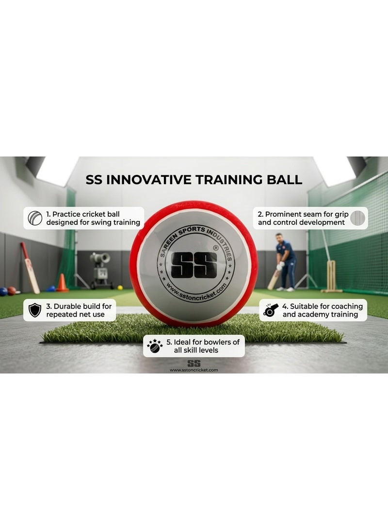 SS Swing Cricket Ball With Seam - Image 4