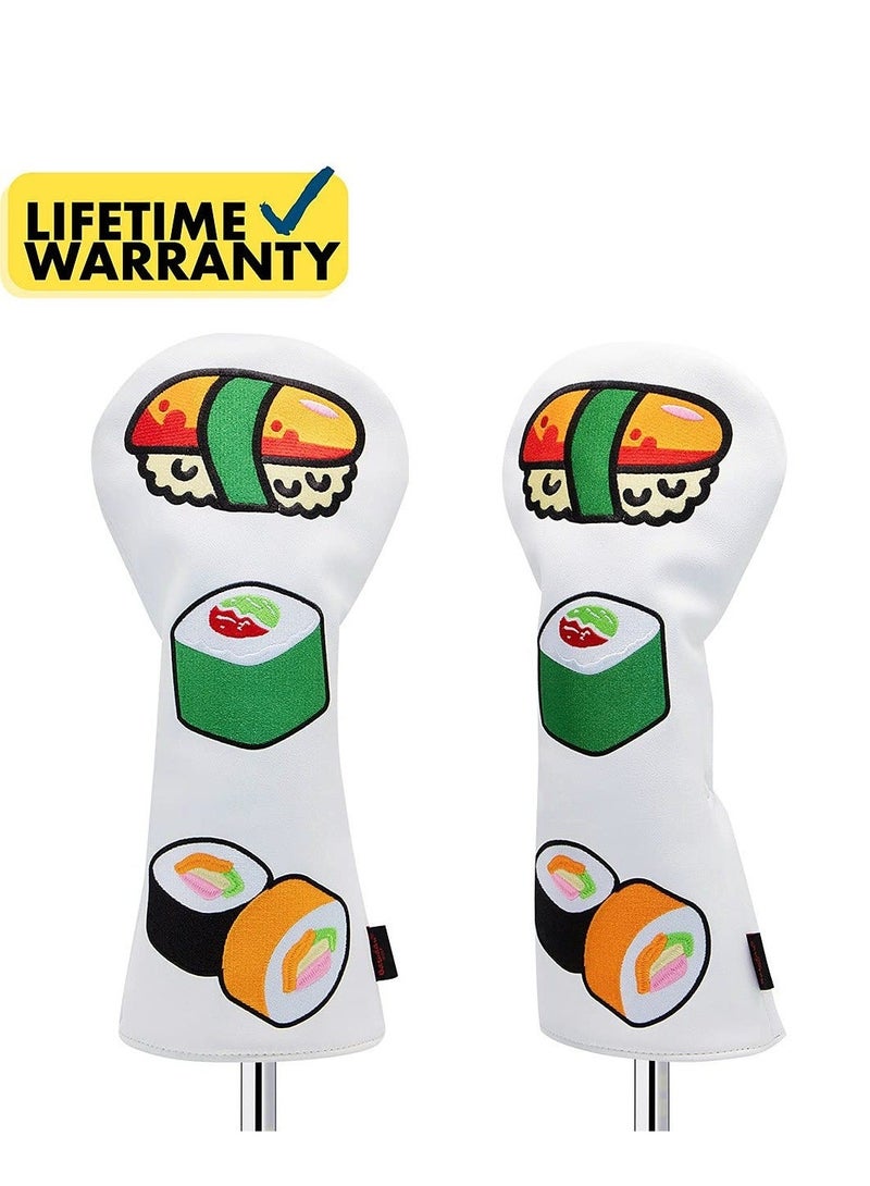 SYOSI Golf Club Covers, Driver Headcover, Fairway Wood Head Cover, Hybrid for Driver, Fairway, Hybrids, Accessory, 3 Models Available, Men, Women, Kids - Image 2