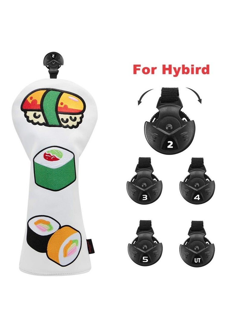 SYOSI Golf Club Covers, Driver Headcover, Fairway Wood Head Cover, Hybrid for Driver, Fairway, Hybrids, Accessory, 3 Models Available, Men, Women, Kids - Image 5