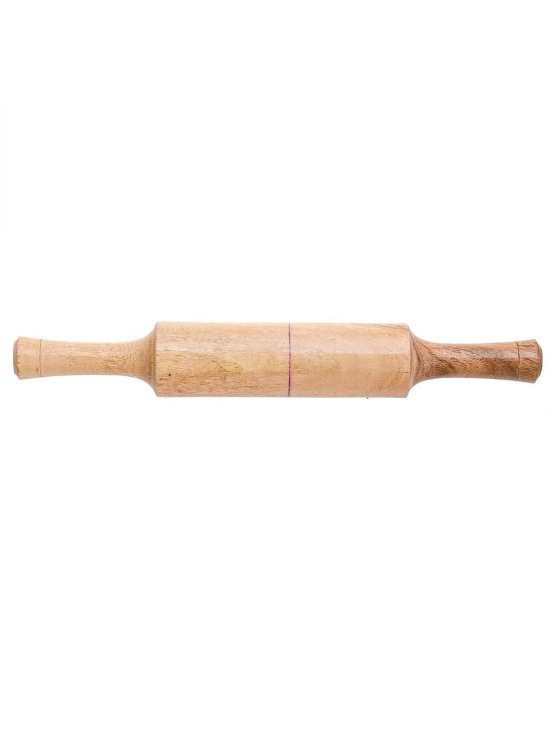 KAVISHRAJ KAVISHRAJ Smooth Finish 12 Inch Wooden Roti Maker Belan Traditional Rolling Pin for Soft Roti Chapati Paratha Brown Pack of 1  - Image 2